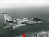 English Electric Lightning F.2 XN725 with overwing fuel tanks