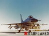 General Dynamics F-16 with underwing bomb loads