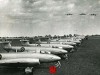 Gloster Meteor F.4 row with RA427 in front at Horsham St. Faith airfield near Norwich (April 1948)