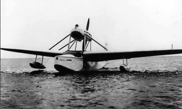 A picture of the first version of the Do-12 fitted with an Argus in-line engine