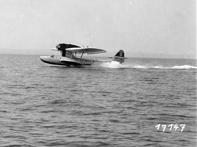 This Dornier works photographs shows the start of the Do-18V1