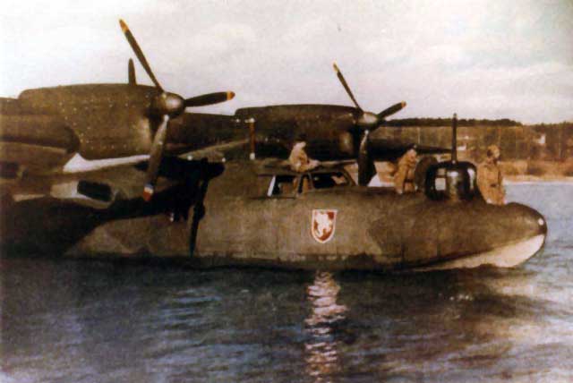 Wartime colour shot of the Do-26 during operations at the Sonderstaffel Transozean
