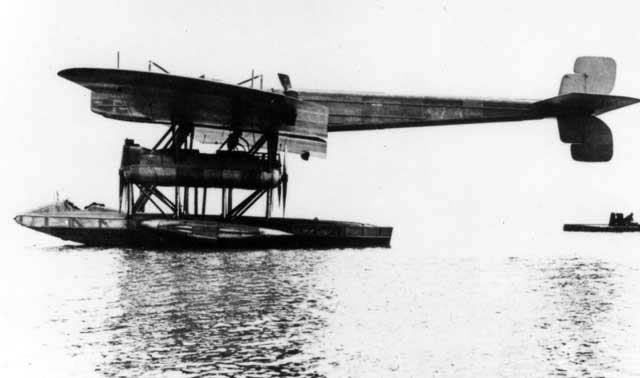 The strange-looking RS-IV anchored on the Boden lake