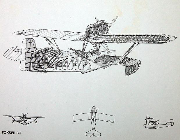 Fokker B.2 drawings