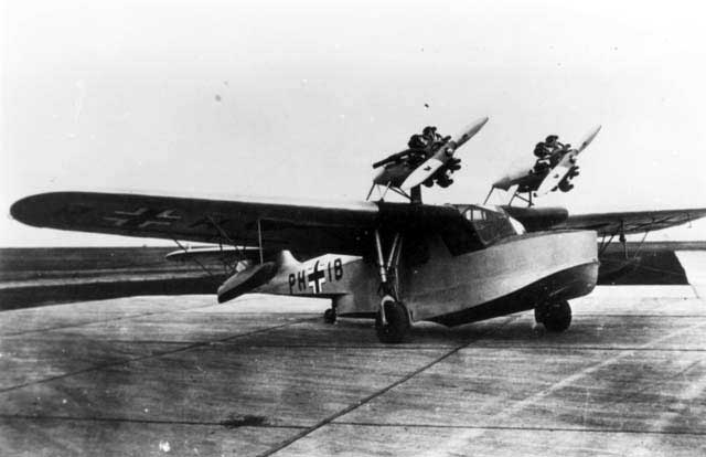 The later WNF WN-11 in LUftwaffe markings. It was a further development of the Hopfner HV 11