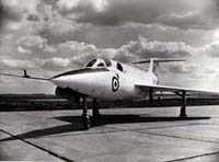 The first SR.53 XD145 at Boscombe Down shortly before its first flight (Saunders Roe photo).