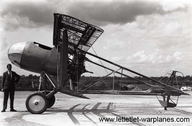 The Vickers 161 airframe minus tail fuselage and fabric covering. Note the small vertical tail!