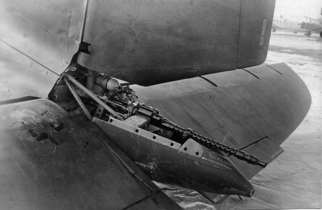 Tail gun on Heinkel He111