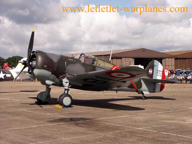 Hawk 75 in French WW2 camouflage and markings