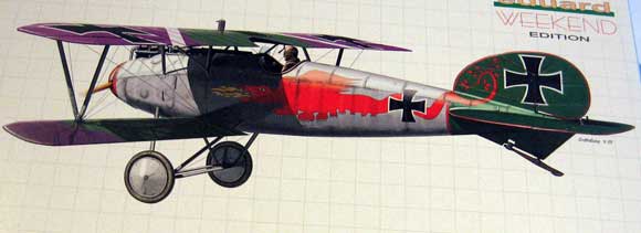 Albatros D.V in 1/72, Eduard ‘Weekend Edition’ kit no. 7402