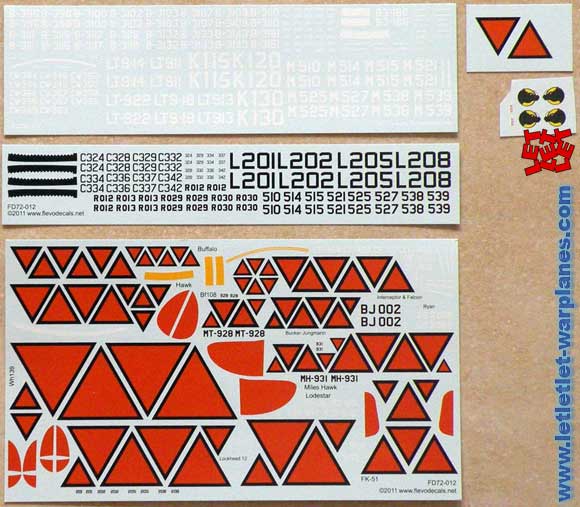 Flevo decals set FD-72-012