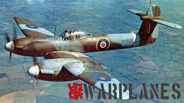 One of the few Westland colour pictures of the Whirlwind showing P7048. The plane carries no guns! After the war it was flown for some time by Westland carrying civil registration G-AGOI.