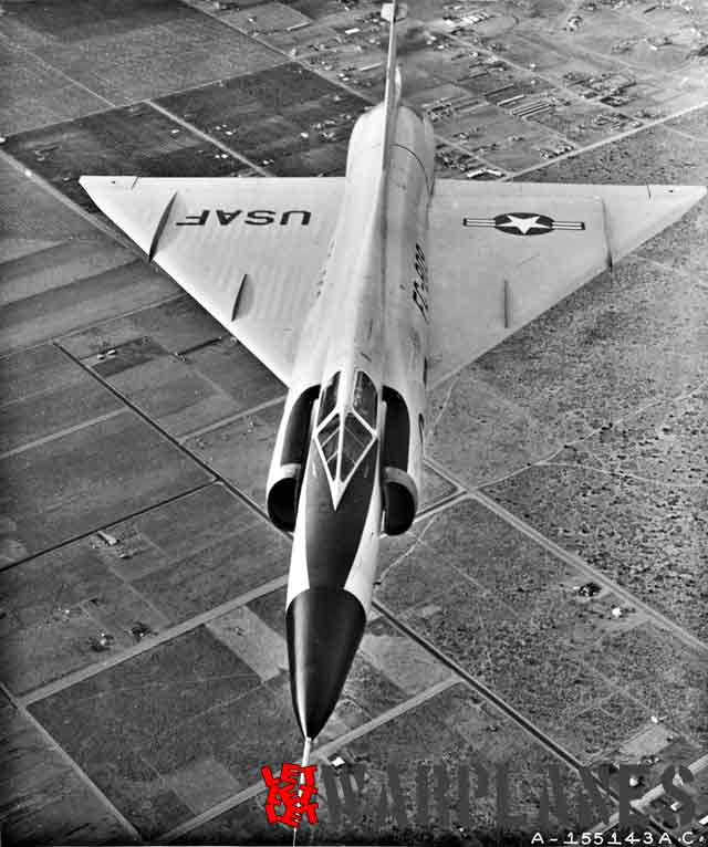 Area rule is one of the greatest invention which helps aircrafts to pass into the supersonic world. Note on this image how the fuselage become narrow in the middle. This particular machine still does not have splitter plate on the air intakes.