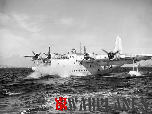 Sunderland Mk. II W3983 at sea.