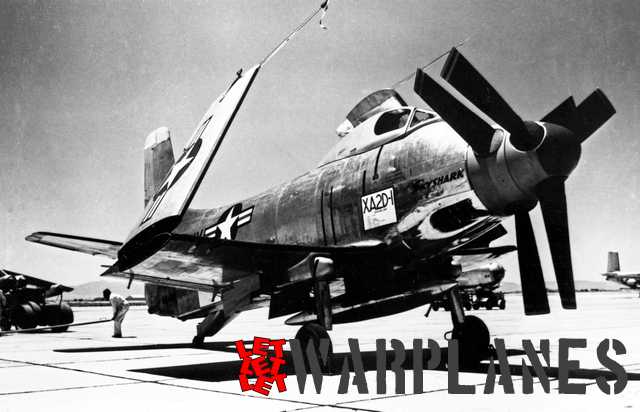 The second Skyshark prototype being readied for display during an Open Day at Edwards.