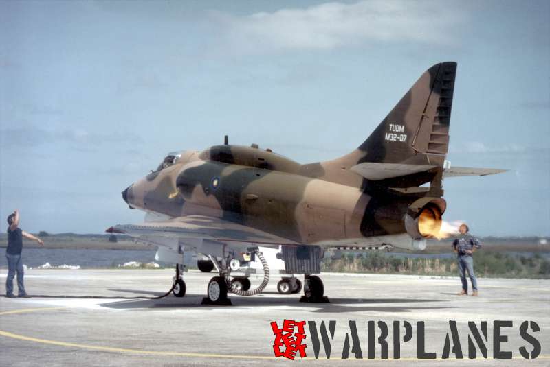 A-4PTM no. M32-07 of the Malaysian air force TUDM. It is ex-A-4C BuNo. 149594