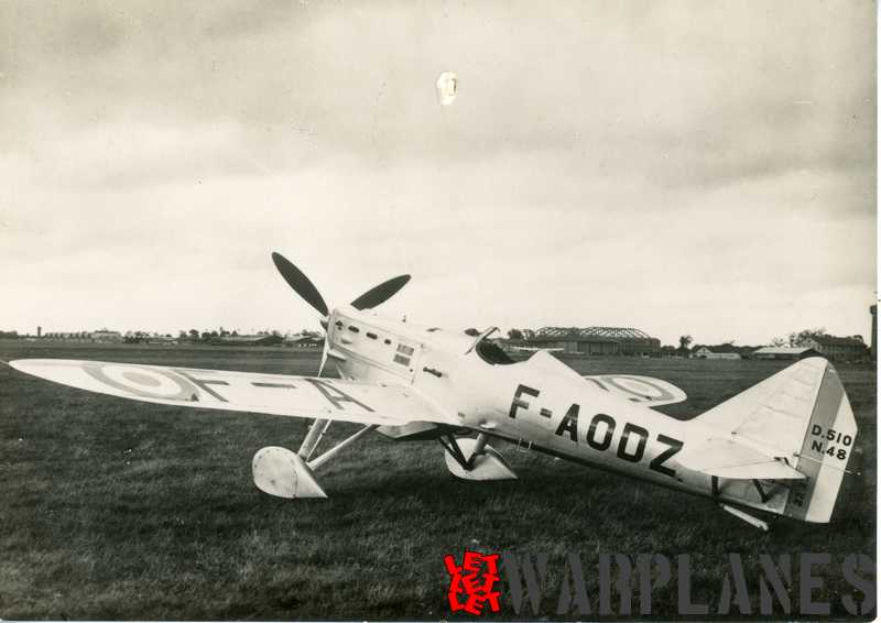 Dewoitine D. 500-510 camouflage paint schemes