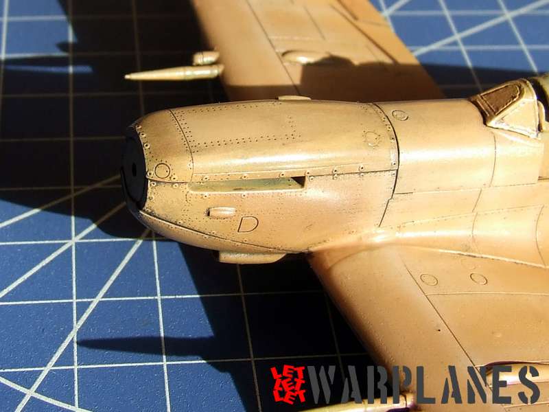 Spitfire Mk. IX top cowling finished