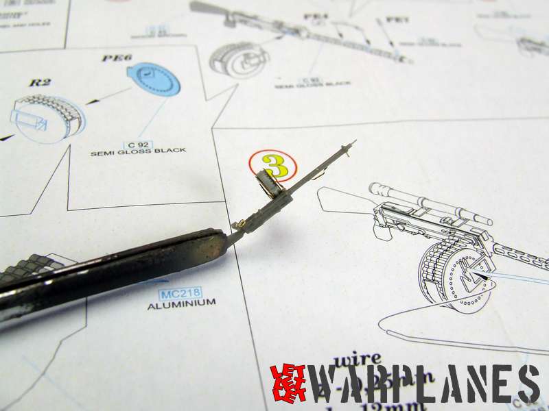 Roland C.II Eduard 1/48 machine gun