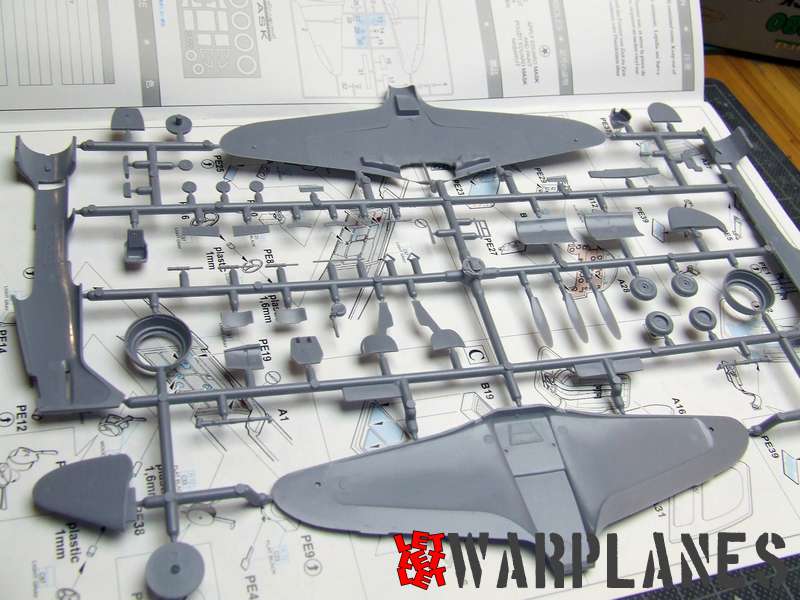 Eduard La-7 basic plastic, kit is so simple and easy to built