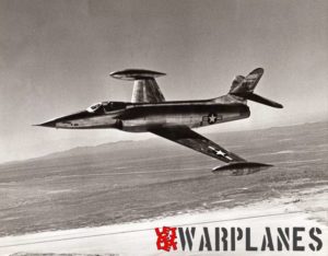 One of the first Lockheed photo releases of the first XF-90 prototype no. 46-687. Most likely it was purposely made a little bit unsharp to hide crucial information!