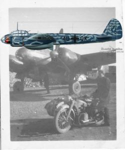 Junkers JU 88T-1 corrected illustration and in background source photo