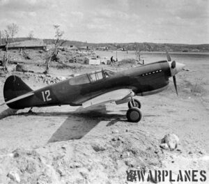 P-40E from Guardian Krasnoznamenego aviation regiment VVS SSSR