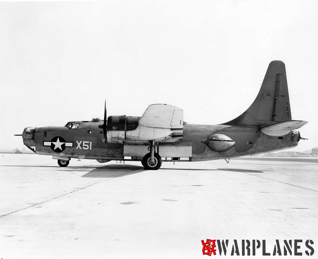 Consolidated PB4Y-2, BuNo 59400, detail of interest that in early production was also used nose turret typical for the Liberator.