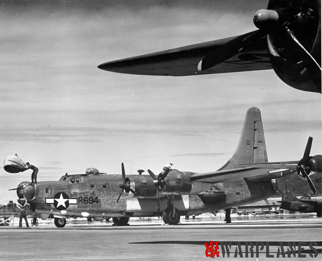 PB4Y-2, BuNo 59694 at Kaneohe Bay, TH, in the mid of 1945. Photo- Clay Jansson