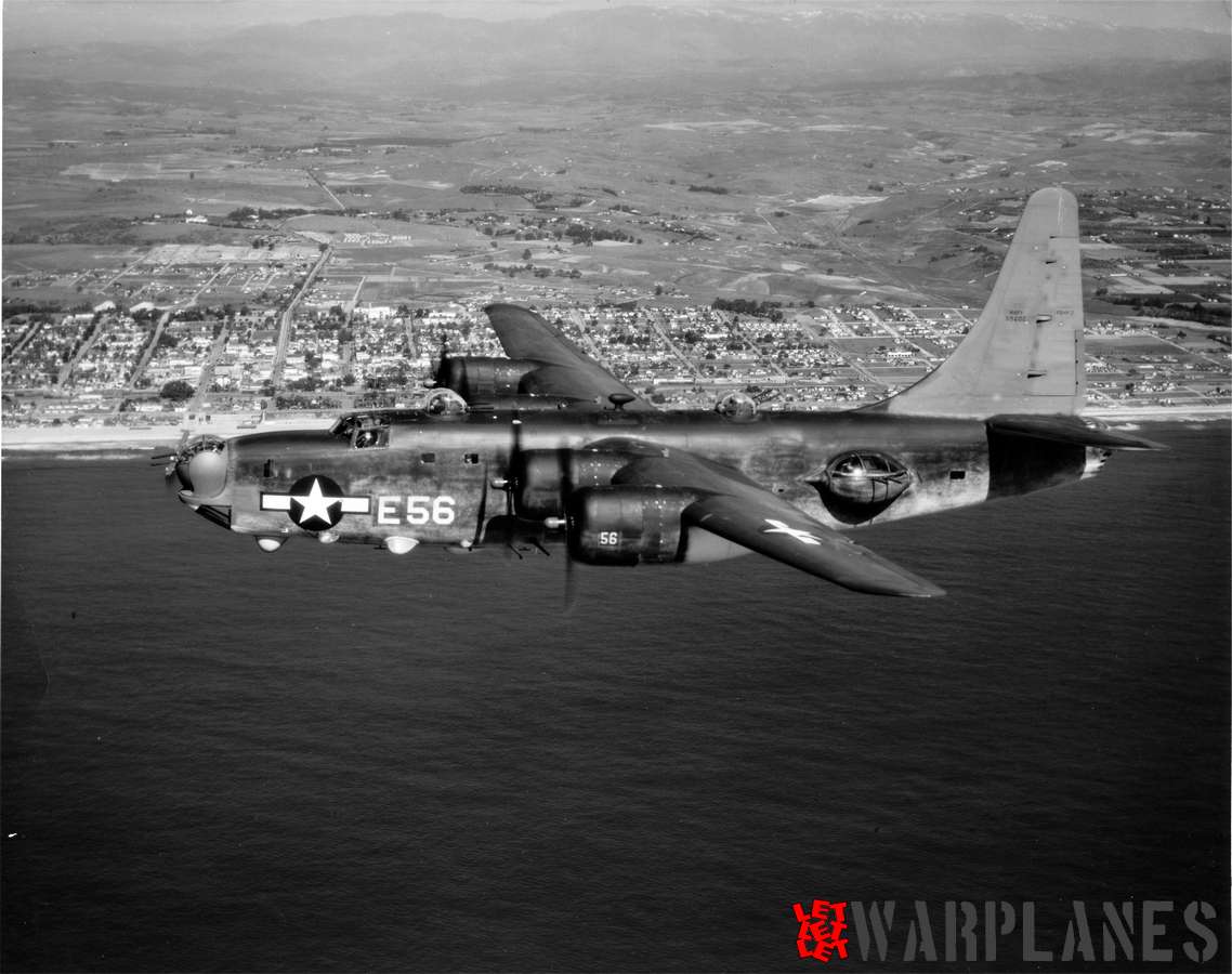 Convair PB4Y-2, test flight of BuNo 59602 in February 1945. It was delivered to VPB-197.