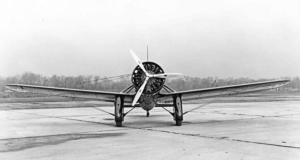 Radial engine version front view