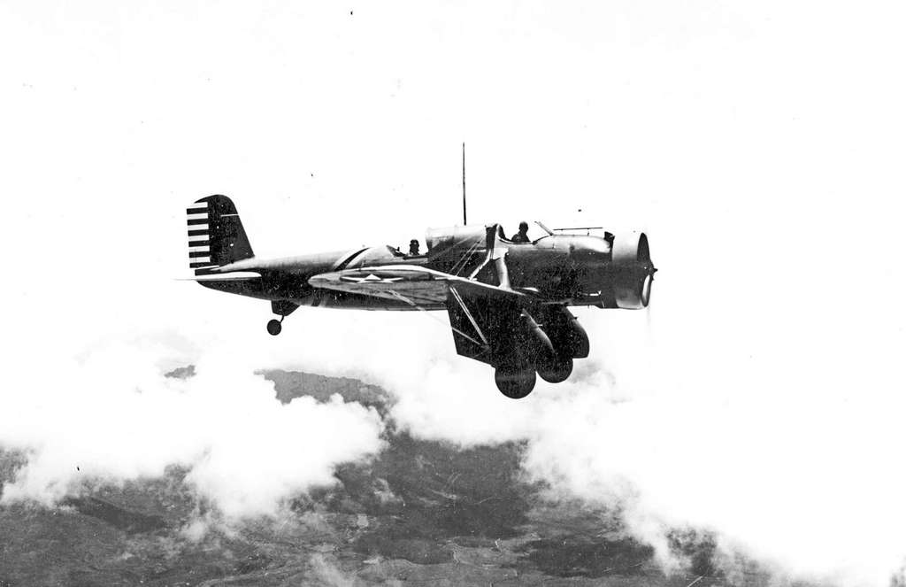 A-12 Shrike of the 26th Attack Squadron over Oahu, Hawaii
