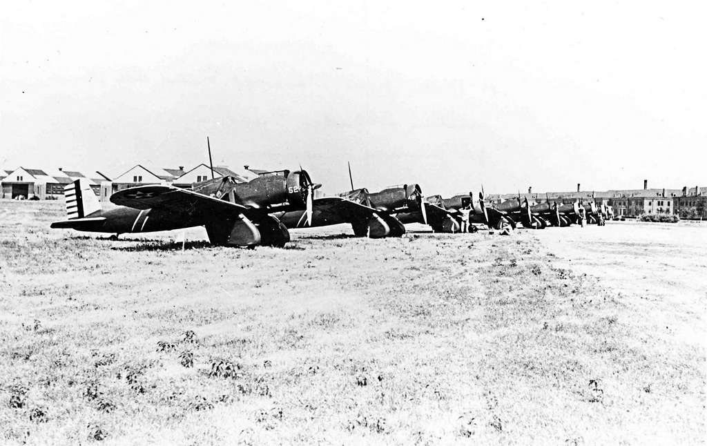 Line up of the 8th Attack Squadron