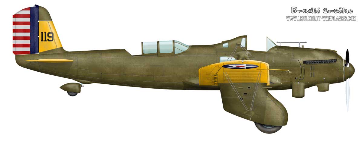 Curtiss Shrike A-8 in its specific pre war camouflage colors